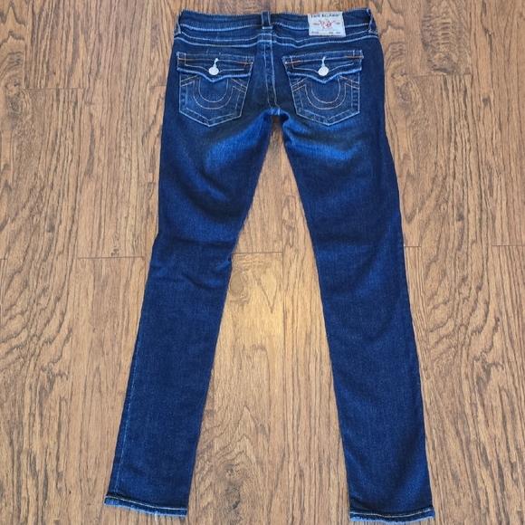 True Religion Distressed Stella Skinny Jeans EUC - Women's Size 28 - Picture 7 of 14